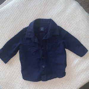Baby Boy Gap Button Down Shirt 3-6M